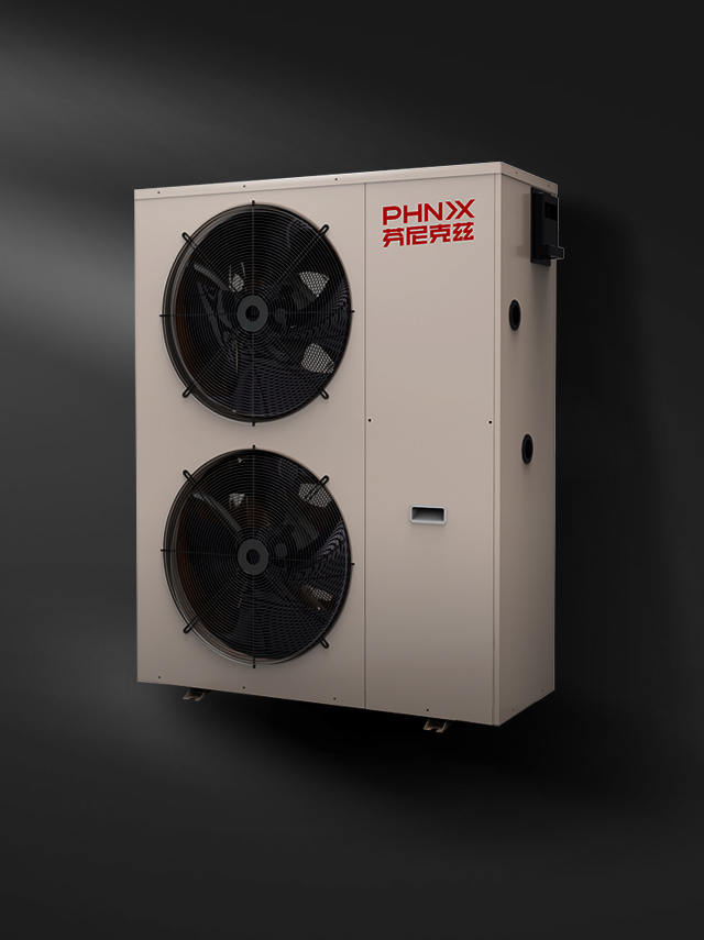 空氣源循環式熱水機提高了蒸發溫度，冷媒與空氣換熱溫差降低2℃以上，機組制熱量提高5%以上。